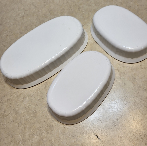 Corning Ware French White Baking Dishes set of 3 - Picture 3 of 8